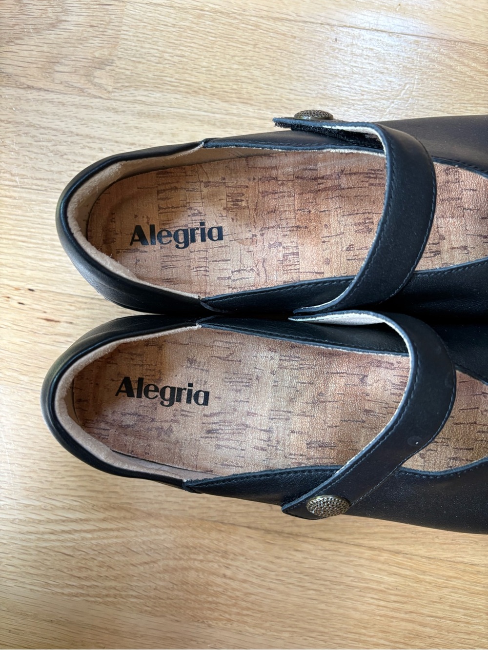 Alegria Ophelia Black Leather Mary Jane Clog Size EU 42, 11.5-12 - Picture 5 of 10
